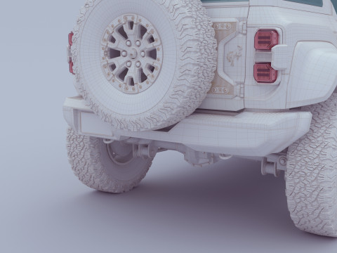 SUV Bronco Raptor Mk6 2022 3Dモデル