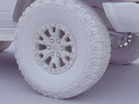 SUV Bronco Raptor Mk6 2022 3Dモデル