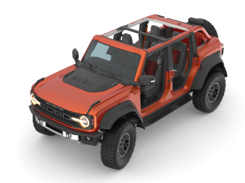 SUV Bronco Raptor Mk6 2022 3Dモデル