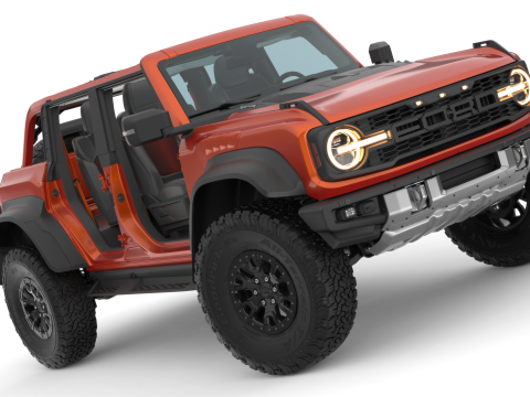 SUV Bronco Raptor Mk6 2022 3Dモデル