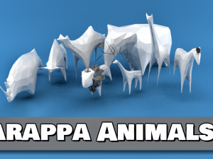 harappa animals 3D Model
