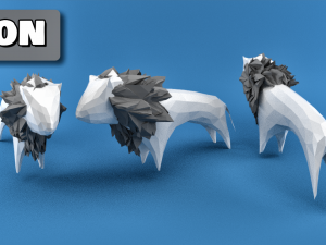 harappa animals 3D 모델