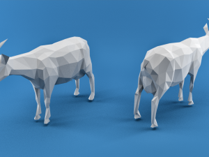 farm animals 3D 模型