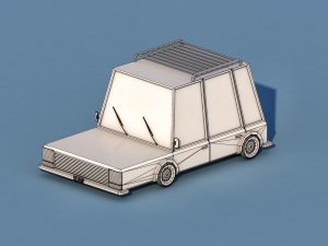 cartoon car 3D Model