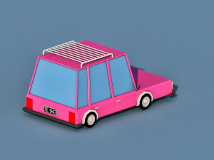 cartoon car 3D Model
