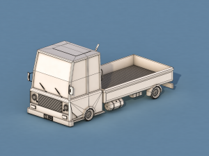cartoon truck 3D Modell