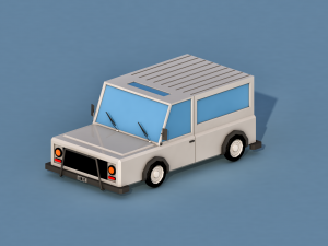 cartoon wrangler 3D 模型