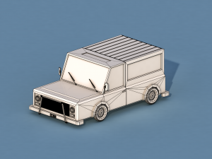 cartoon wrangler 3D 模型