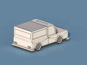 cartoon wrangler 3D 模型