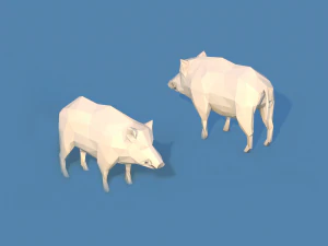 jungle animals 3D Model