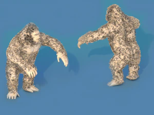 jungle animals 3D Model