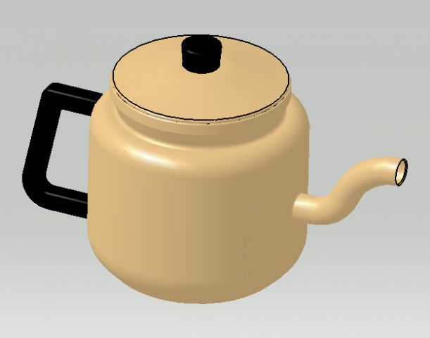tea-pot 3D Baskı Modeli .c4d .max .obj .3ds .fbx .stl .blend 