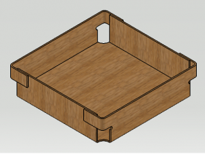 wood box 3D-printmodel