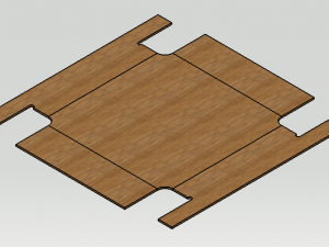 wood box Model do druku 3D