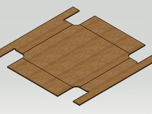 wood box 3D Print Model