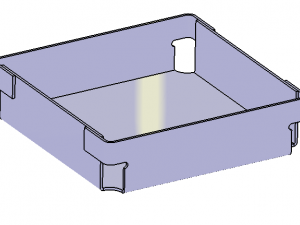 wood box Model do druku 3D