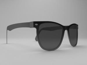 black sunglasses 3D 모델