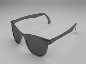 black sunglasses Model 3D