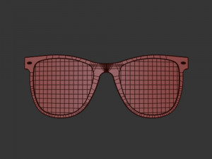 black sunglasses Model 3D