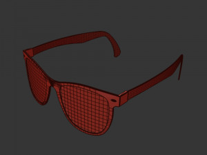 black sunglasses Model 3D