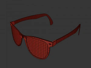black sunglasses 3D Model