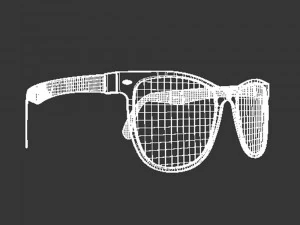 black sunglasses 3D Model
