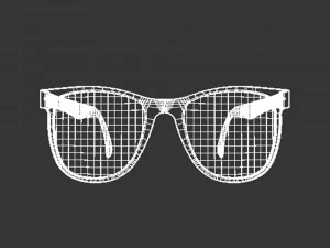 black sunglasses 3D Model