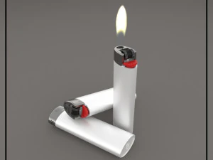 bic lighter 3D Model