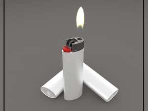 bic lighter 3D Model