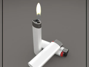 bic lighter 3D Model