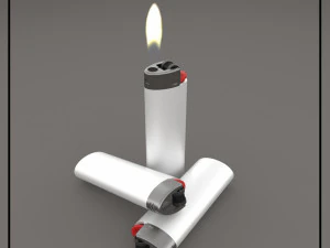 bic lighter 3D Model