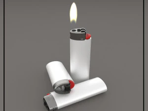 bic lighter 3D Model