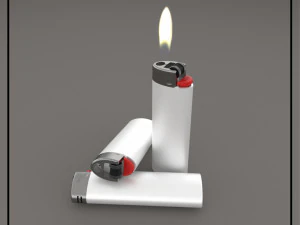 bic lighter 3D Model