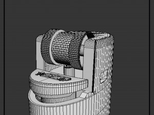 bic lighter Modello 3D