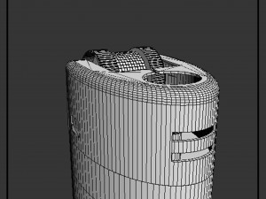 bic lighter Modello 3D