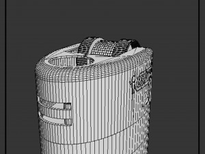 bic lighter Modello 3D