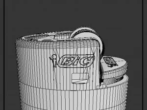 bic lighter 3D Model