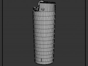 bic lighter Modello 3D