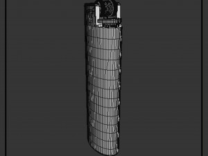 bic lighter Modello 3D