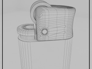 cricket lighter Model 3D