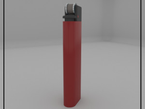 cricket lighter Model 3D