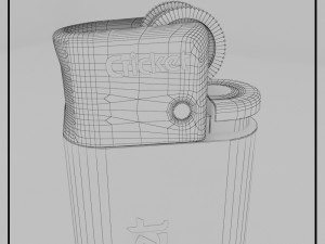 cricket lighter Model 3D