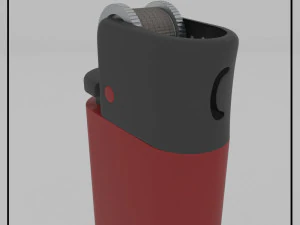 cricket lighter 3D Model
