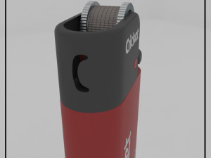 cricket lighter Model 3D
