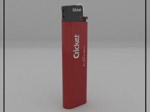 cricket lighter Model 3D