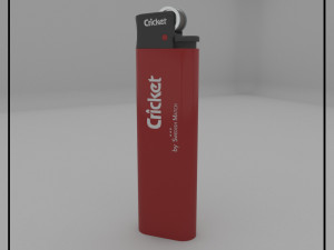 cricket lighter Model 3D