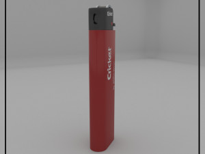 cricket lighter Model 3D