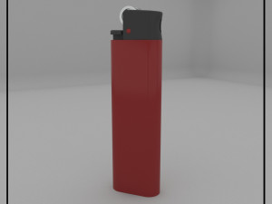 cricket lighter Model 3D
