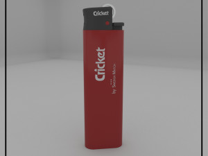 cricket lighter Model 3D
