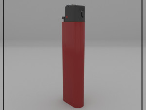 cricket lighter Model 3D